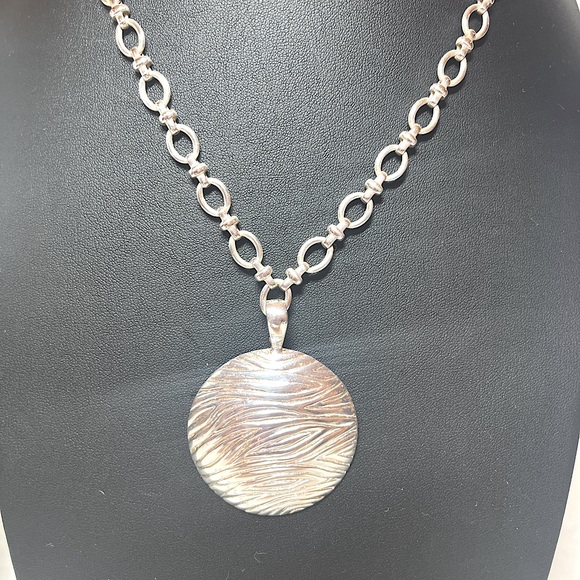 David Sigal Sterling Silver Wave Pendant/Enhancer - Picture 2 of 10